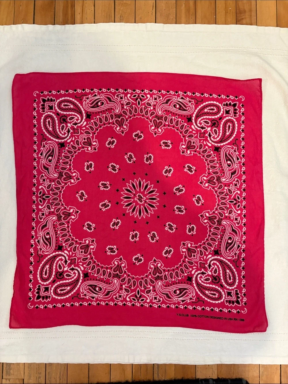 Pink Paisley Bandana